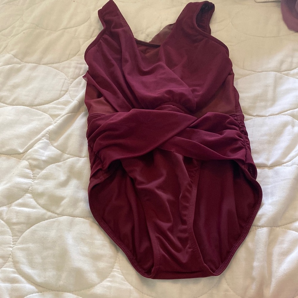 Girls mesh dance leotard